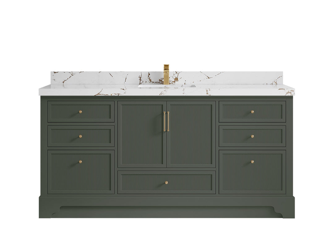 Alys 72 in. W x 22 in. D Single Sink Bathroom Vanity - Willow Bath and Vanity