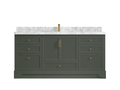Alys 72 in. W x 22 in. D Single Sink Bathroom Vanity - Willow Bath and Vanity