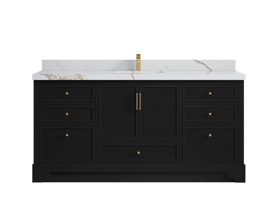 Alys 72 in. W x 22 in. D Single Sink Bathroom Vanity - Willow Bath and Vanity