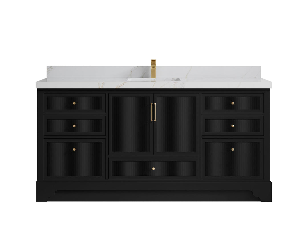 Alys 72 in. W x 22 in. D Single Sink Bathroom Vanity - Willow Bath and Vanity