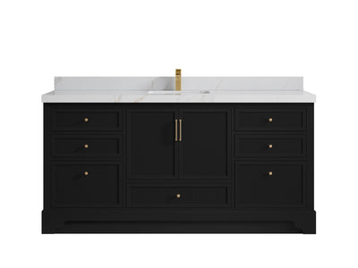 Alys 72 in. W x 22 in. D Single Sink Bathroom Vanity - Willow Bath and Vanity