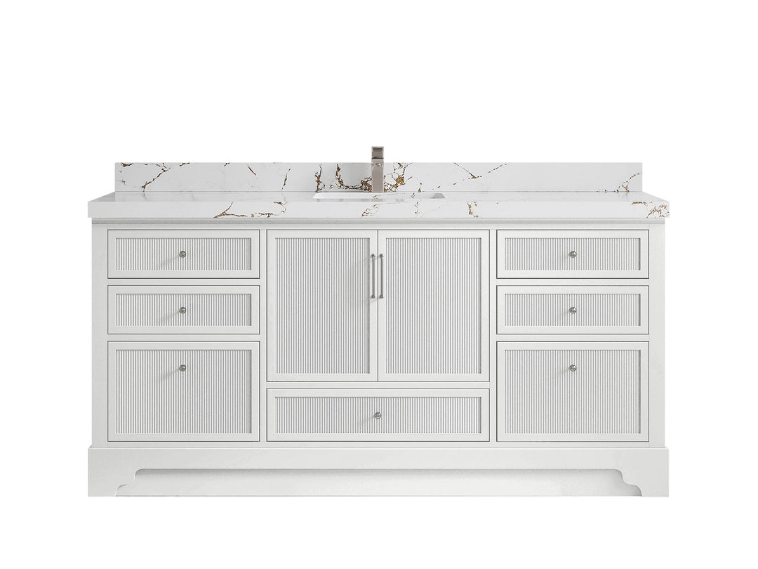 Alys 72 in. W x 22 in. D Single Sink Bathroom Vanity - Willow Bath and Vanity