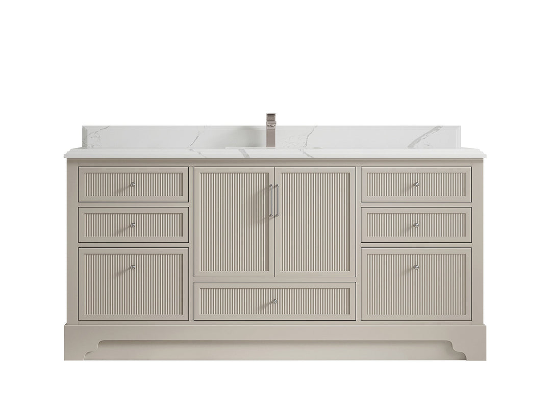 Alys 72 in. W x 22 in. D Single Sink Bathroom Vanity - Willow Bath and Vanity