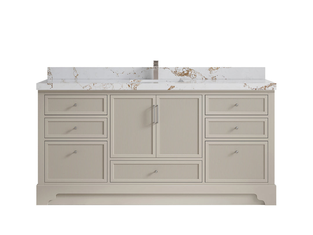 Alys 72 in. W x 22 in. D Single Sink Bathroom Vanity - Willow Bath and Vanity