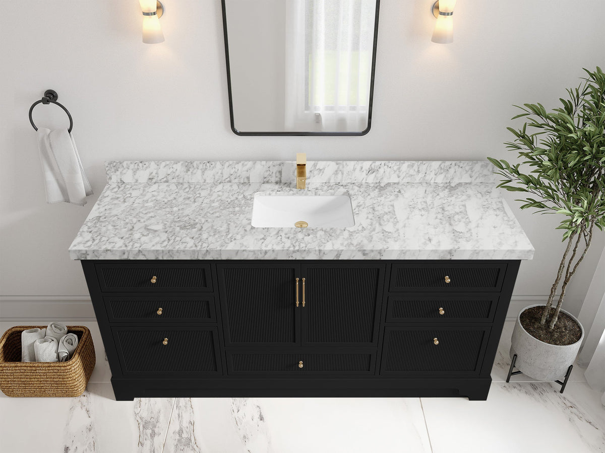 Alys 72 in. W x 22 in. D Single Sink Bathroom Vanity - Willow Bath and Vanity