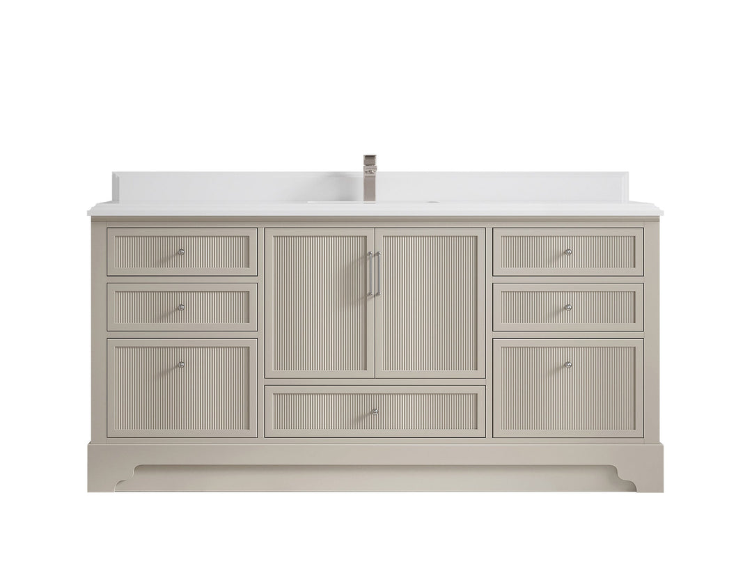 Alys 72 in. W x 22 in. D Single Sink Bathroom Vanity - Willow Bath and Vanity