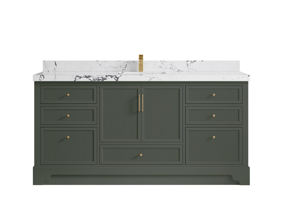 Alys 72 in. W x 22 in. D Single Sink Bathroom Vanity - Willow Bath and Vanity
