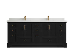 Alys 80 in. W x 22 in. D Double Sink Bathroom Vanity - photo 38