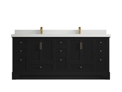 Alys 80 in. W x 22 in. D Double Sink Bathroom Vanity - Willow Bath and Vanity