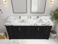 Alys 80 in. W x 22 in. D Double Sink Bathroom Vanity - photo 43