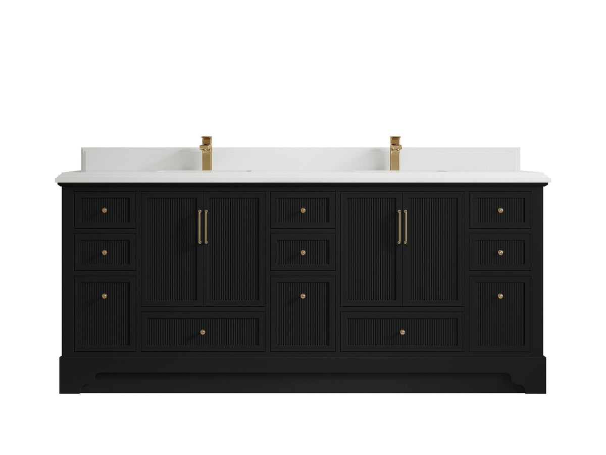 Alys 80 in. W x 22 in. D Double Sink Bathroom Vanity - Willow Bath and Vanity