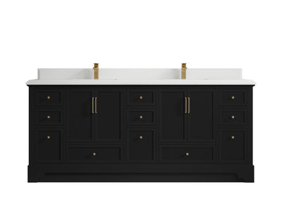 Alys 80 in. W x 22 in. D Double Sink Bathroom Vanity - Willow Bath and Vanity