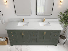 Alys 80 in. W x 22 in. D Double Sink Bathroom Vanity - photo 14