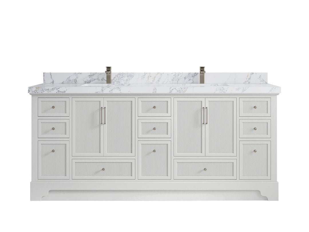 Alys 80 in. W x 22 in. D Double Sink Bathroom Vanity - Willow Bath and Vanity