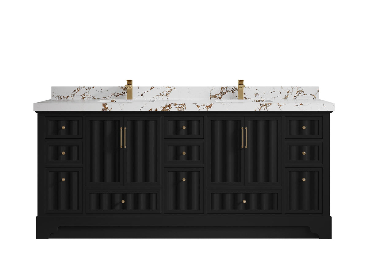 Alys 80 in. W x 22 in. D Double Sink Bathroom Vanity - Willow Bath and Vanity
