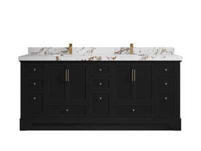Alys 80 in. W x 22 in. D Double Sink Bathroom Vanity - Willow Bath and Vanity