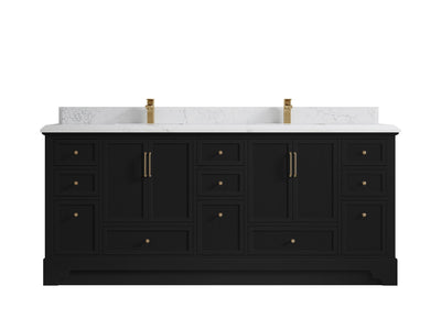 Alys 80 in. W x 22 in. D Double Sink Bathroom Vanity - Willow Bath and Vanity