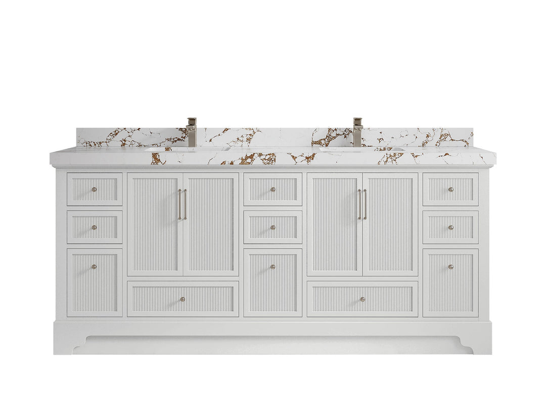 Alys 80 in. W x 22 in. D Double Sink Bathroom Vanity - Willow Bath and Vanity