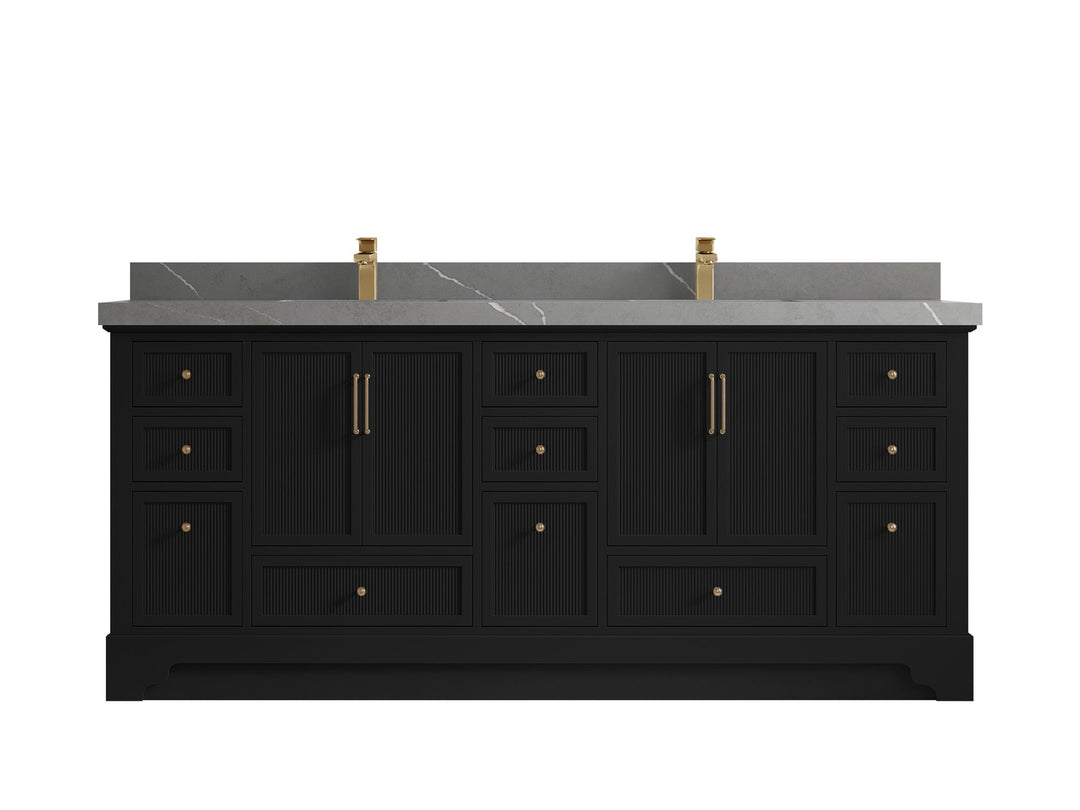Alys 80 in. W x 22 in. D Double Sink Bathroom Vanity - Willow Bath and Vanity