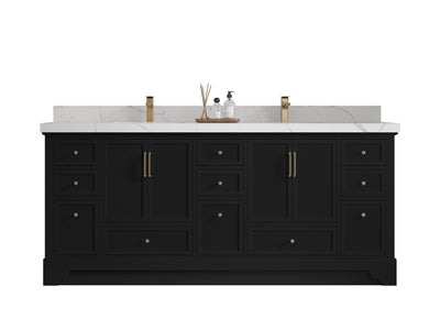 Alys 80 in. W x 22 in. D Double Sink Bathroom Vanity - Willow Bath and Vanity
