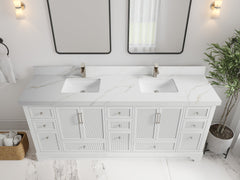 Alys 80 in. W x 22 in. D Double Sink Bathroom Vanity - photo 19