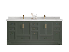 Alys 80 in. W x 22 in. D Double Sink Bathroom Vanity - photo 1