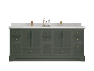 Alys 80 in. W x 22 in. D Double Sink Bathroom Vanity - Willow Bath and Vanity