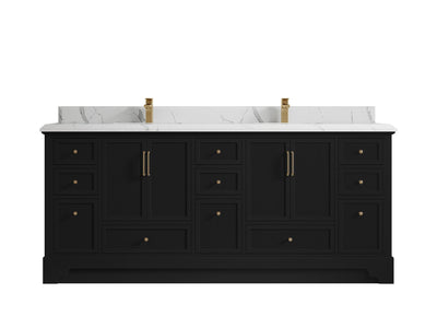 Alys 80 in. W x 22 in. D Double Sink Bathroom Vanity - Willow Bath and Vanity