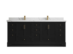Alys 80 in. W x 22 in. D Double Sink Bathroom Vanity - photo 20
