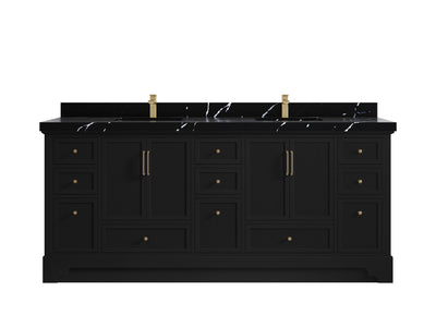 Alys 80 in. W x 22 in. D Double Sink Bathroom Vanity - Willow Bath and Vanity