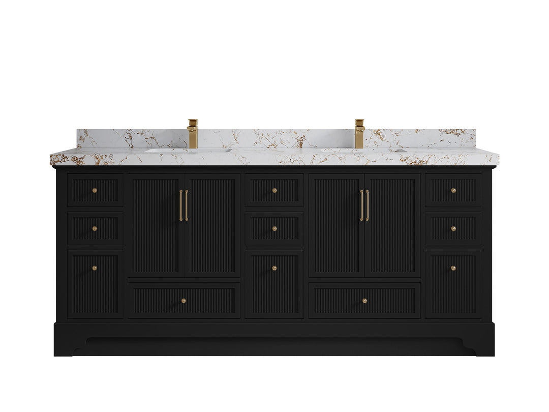 Alys 80 in. W x 22 in. D Double Sink Bathroom Vanity - Willow Bath and Vanity