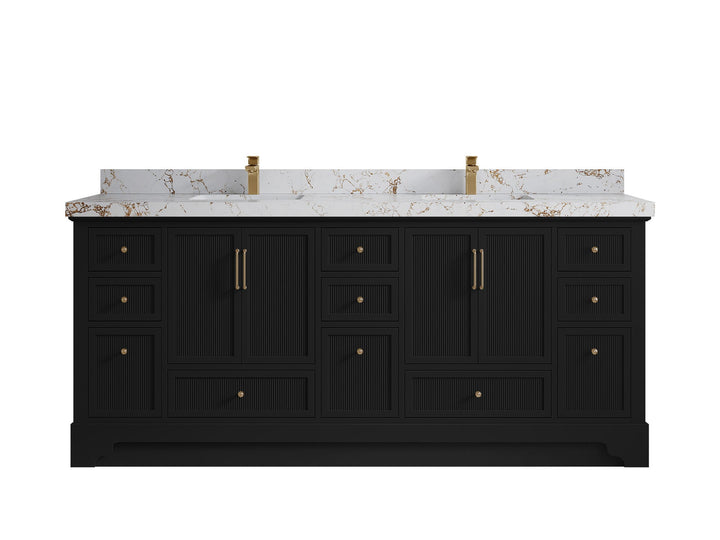 Alys 80 in. W x 22 in. D Double Sink Bathroom Vanity - photo 8
