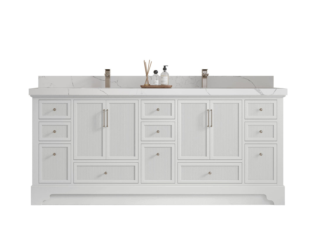 Alys 80 in. W x 22 in. D Double Sink Bathroom Vanity - Willow Bath and Vanity