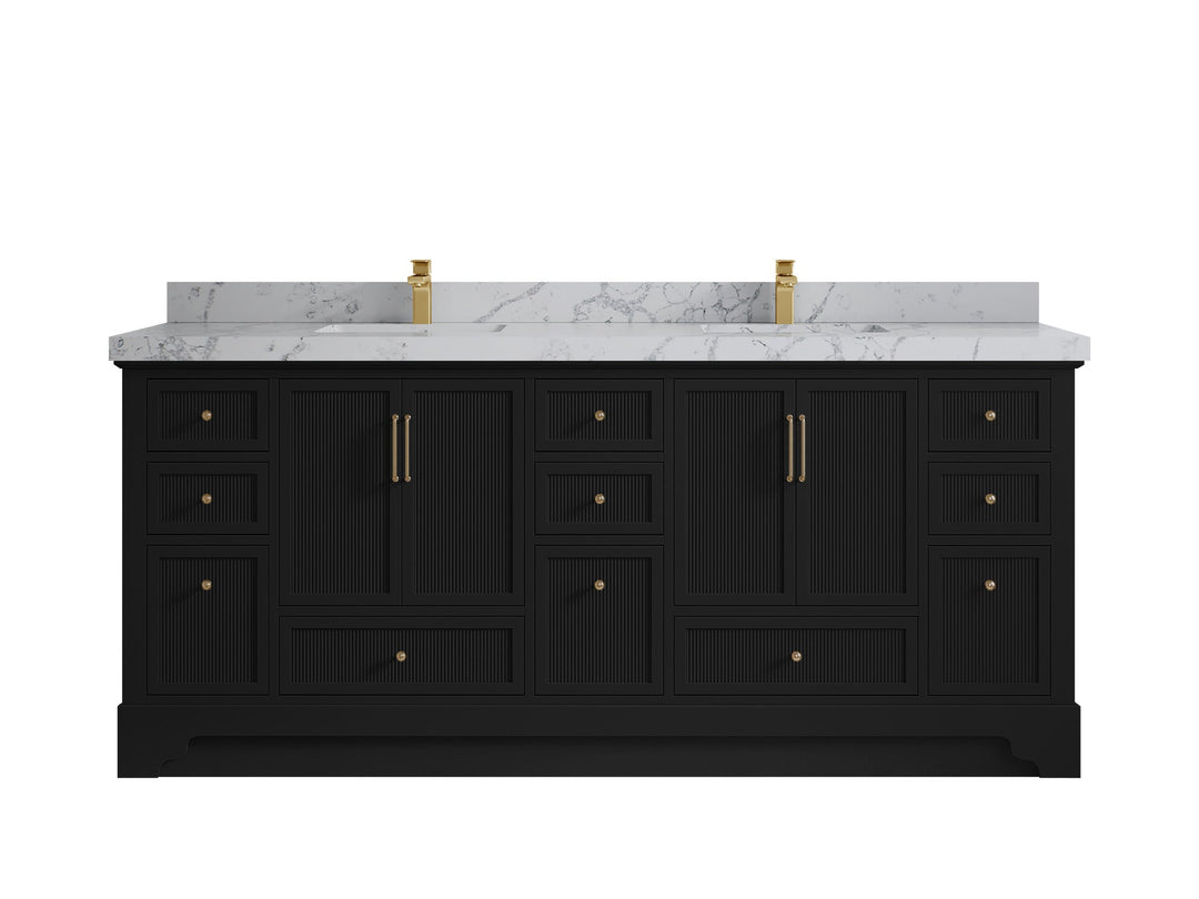 Alys 80 in. W x 22 in. D Double Sink Bathroom Vanity - Willow Bath and Vanity