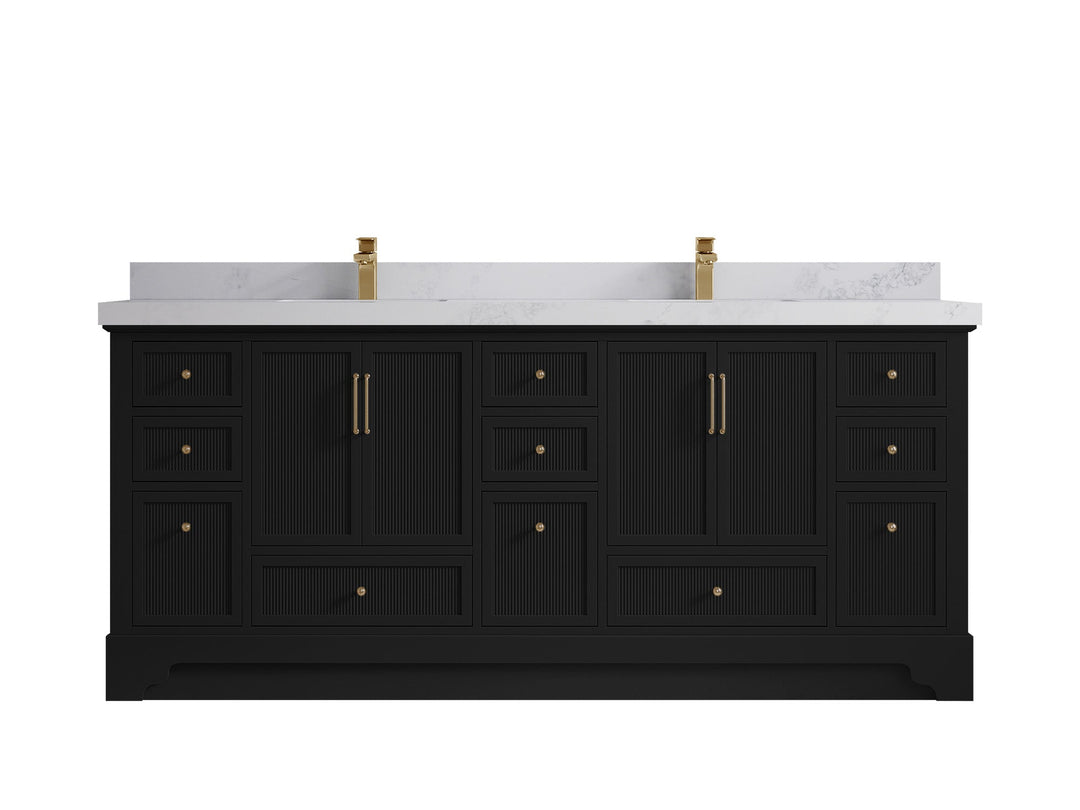 Alys 80 in. W x 22 in. D Double Sink Bathroom Vanity - Willow Bath and Vanity