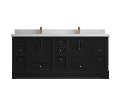 Alys 80 in. W x 22 in. D Double Sink Bathroom Vanity - Willow Bath and Vanity
