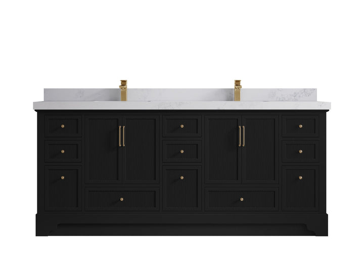 Alys 80 in. W x 22 in. D Double Sink Bathroom Vanity - photo 24