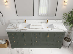 Alys 80 in. W x 22 in. D Double Sink Bathroom Vanity - photo 18