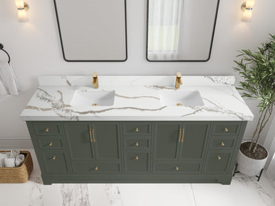 Alys 80 in. W x 22 in. D Double Sink Bathroom Vanity - Willow Bath and Vanity