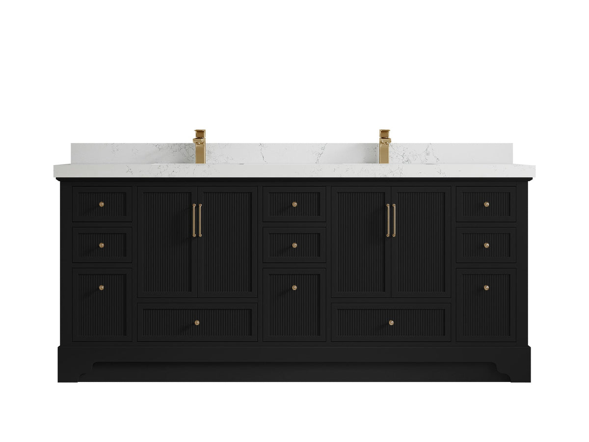 Alys 80 in. W x 22 in. D Double Sink Bathroom Vanity - Willow Bath and Vanity