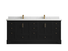 Alys 80 in. W x 22 in. D Double Sink Bathroom Vanity - photo 32