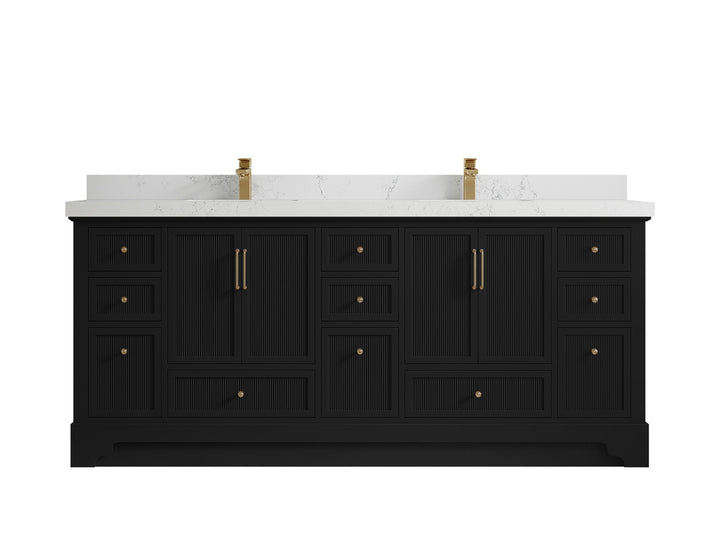 Alys 80 in. W x 22 in. D Double Sink Bathroom Vanity - photo 32