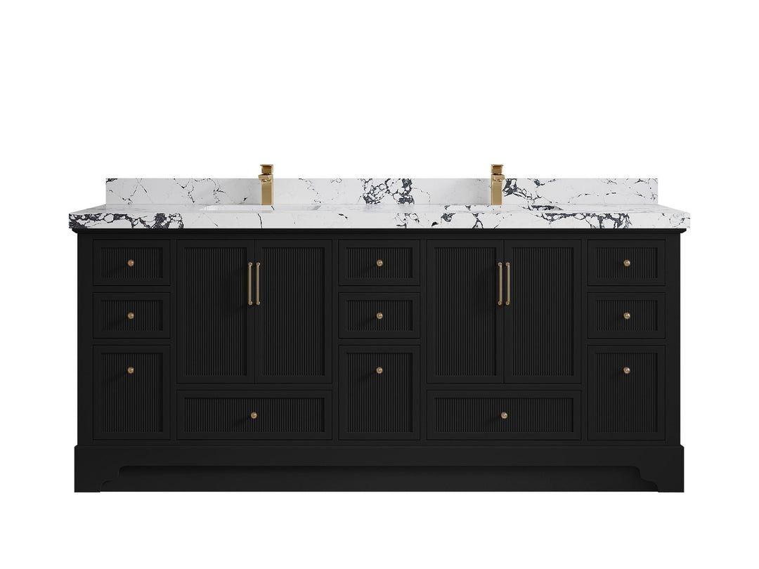 Alys 80 in. W x 22 in. D Double Sink Bathroom Vanity - Willow Bath and Vanity