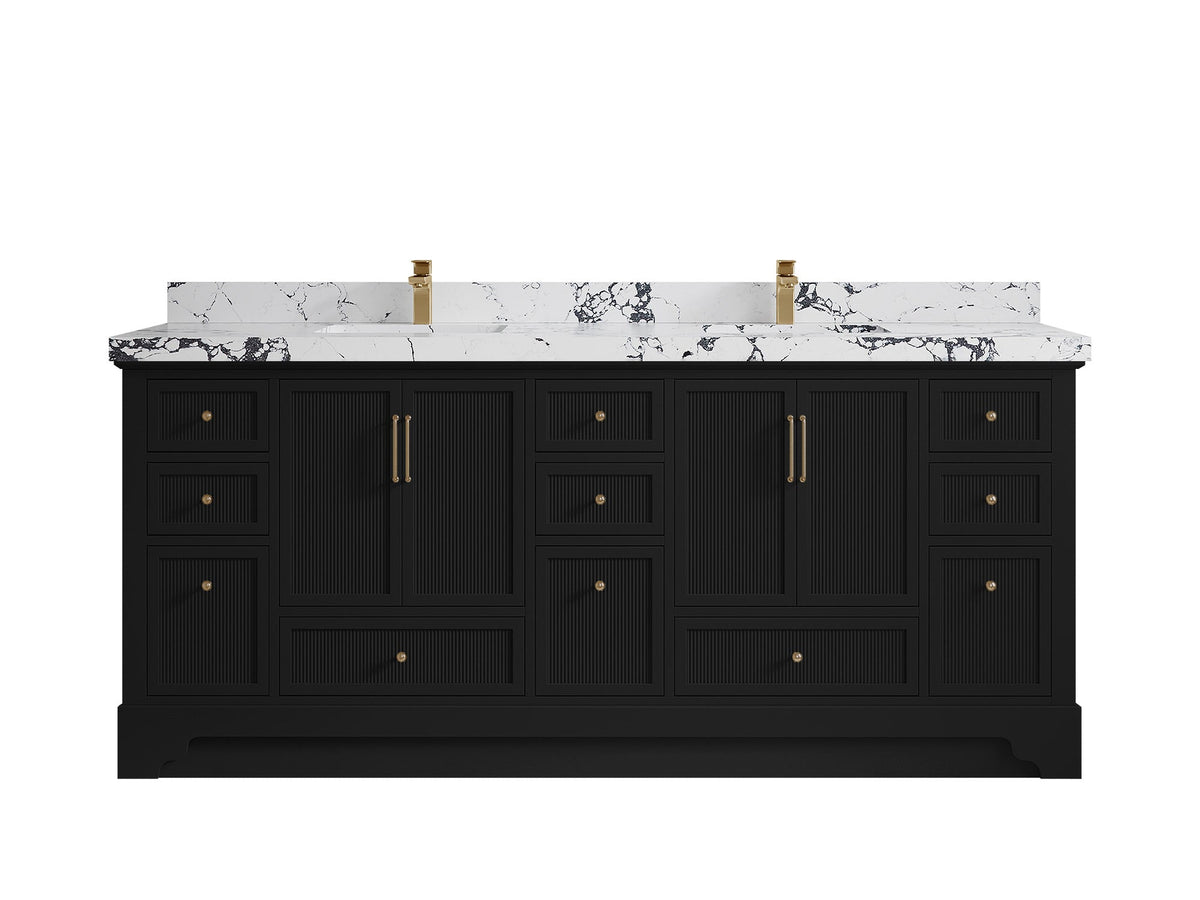 Alys 80 in. W x 22 in. D Double Sink Bathroom Vanity - Willow Bath and Vanity