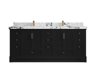 Alys 80 in. W x 22 in. D Double Sink Bathroom Vanity - Willow Bath and Vanity