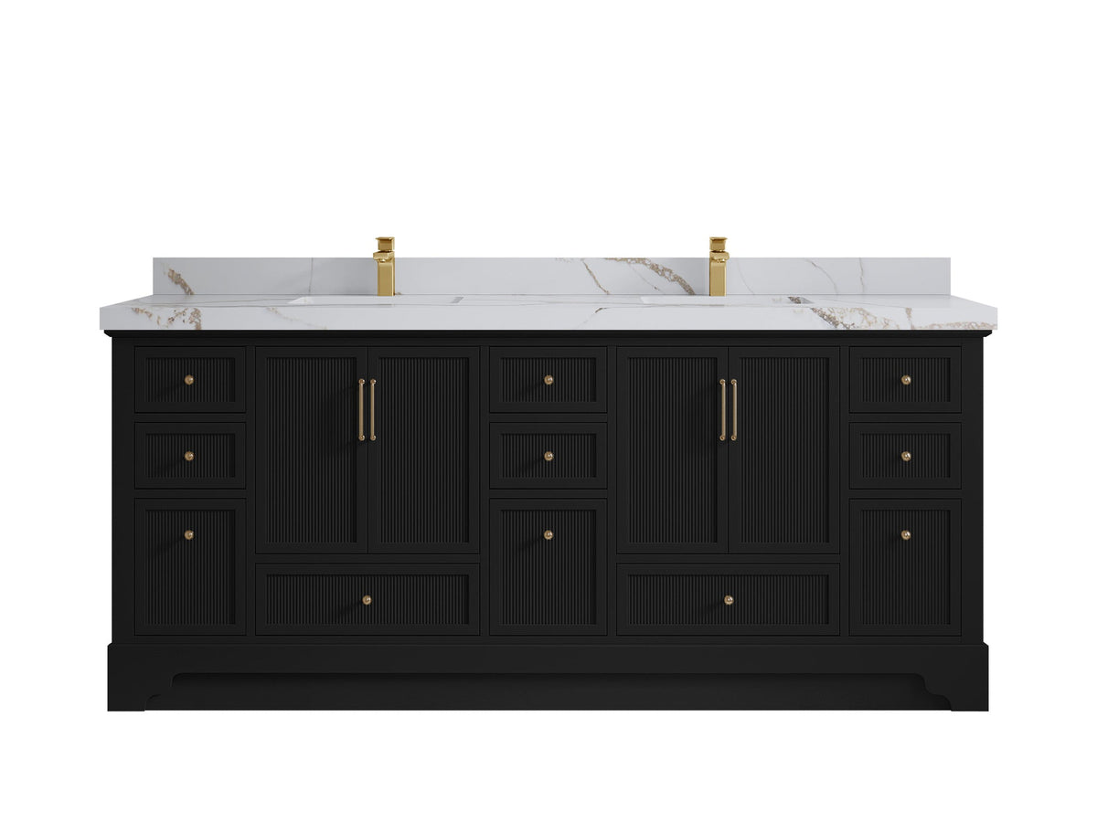 Alys 80 in. W x 22 in. D Double Sink Bathroom Vanity - Willow Bath and Vanity