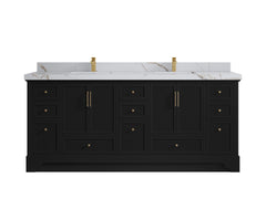 Alys 80 in. W x 22 in. D Double Sink Bathroom Vanity - photo 18