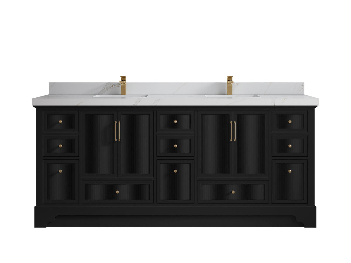 Alys 80 in. W x 22 in. D Double Sink Bathroom Vanity - Willow Bath and Vanity