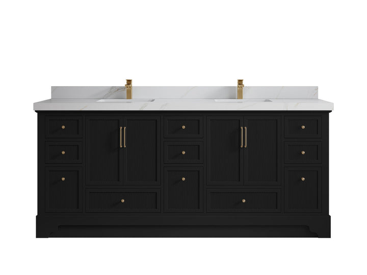 Alys 80 in. W x 22 in. D Double Sink Bathroom Vanity - photo 28