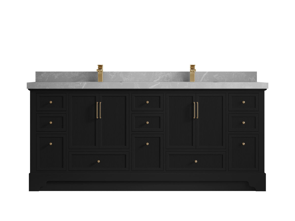 Alys 80 in. W x 22 in. D Double Sink Bathroom Vanity - Willow Bath and Vanity